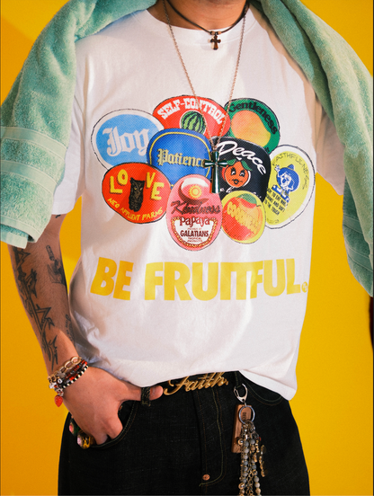 WHITE BE FRUITFUL. TEE (PREORDER)